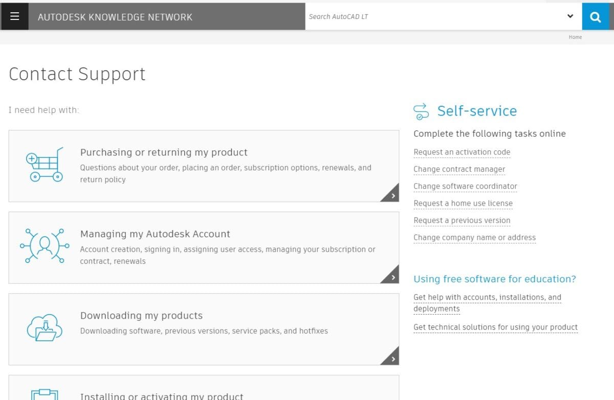 Wie fordere ich Support von Autodesk an? - CADkoop