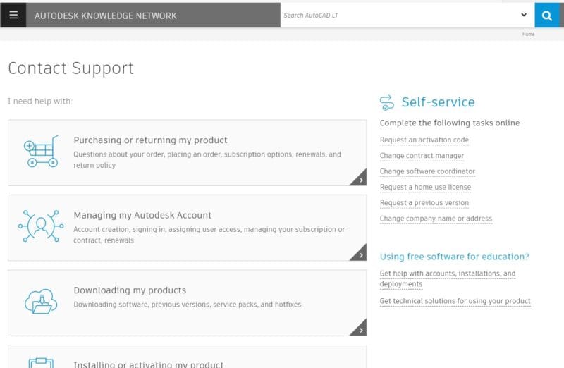 Wie fordere ich Support von Autodesk an? - CADkoop